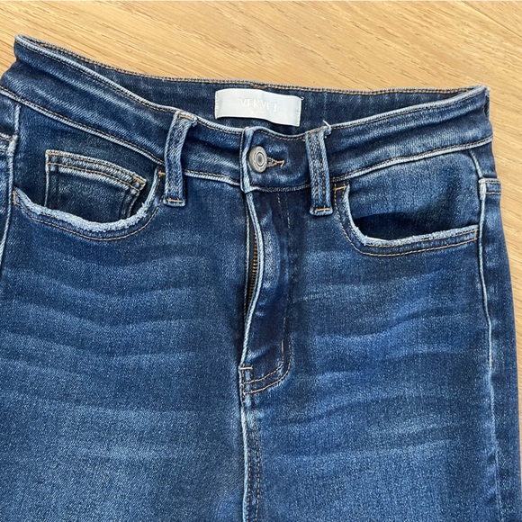 Vervet Dark Wash High Rise Straight Leg Ankle Jeans Size 26 - Picture 2 of 5